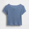 T-shirt en coton pointelle à côtes pour Bébé & Enfant