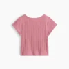 T-shirt en coton pointelle à côtes pour Bébé & Enfant