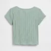 T-shirt en coton pointelle à côtes pour Bébé & Enfant