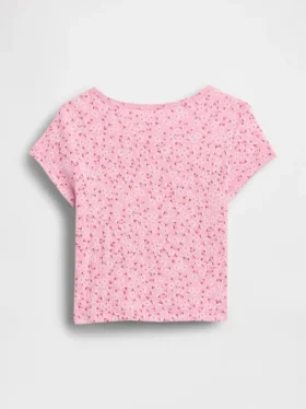 T-shirt en coton pointelle à côtes pour Bébé & Enfant