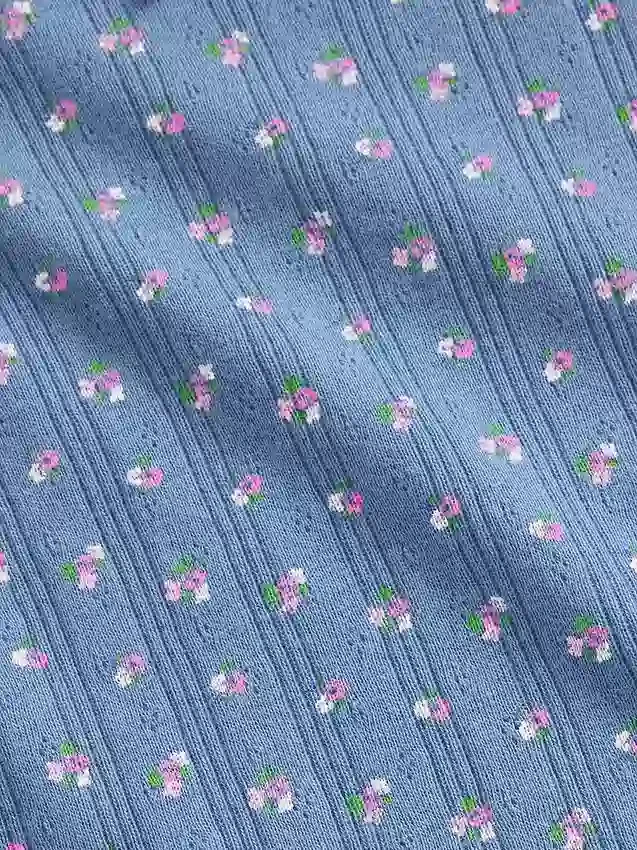 T-shirt en coton pointelle à côtes pour Bébé & Enfant