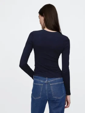 T-shirt en jersey à mailles serrées