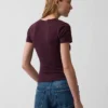 T-shirt en jersey à mailles serrées
