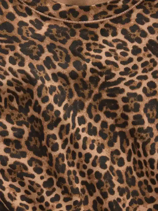 T-shirt en jersey à mailles serrées