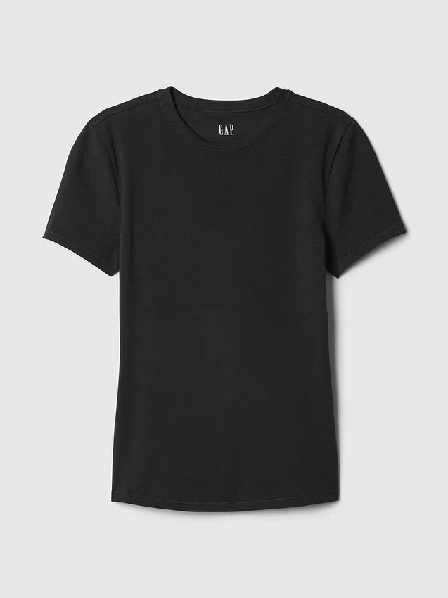T-shirt en jersey à mailles serrées