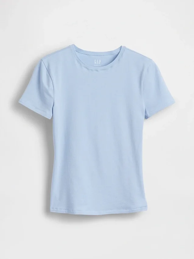 T-shirt en jersey à mailles serrées