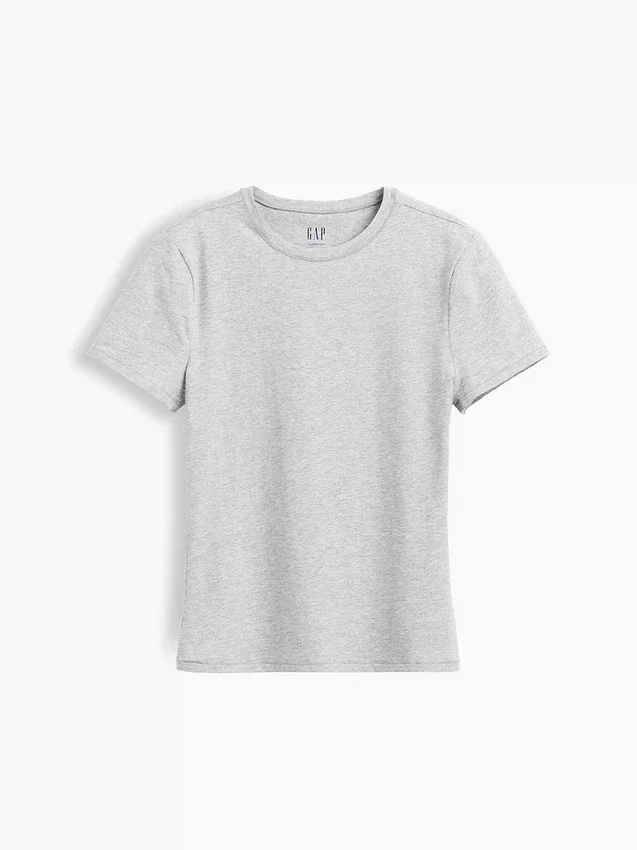 T-shirt en jersey à mailles serrées
