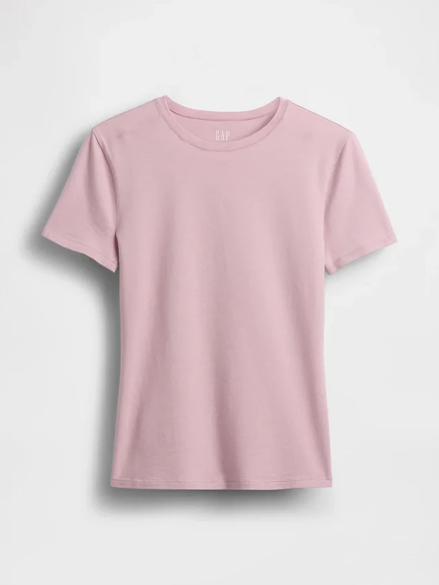 T-shirt en jersey à mailles serrées
