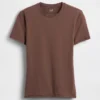 T-shirt en jersey à mailles serrées