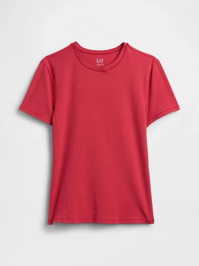T-shirt en jersey à mailles serrées