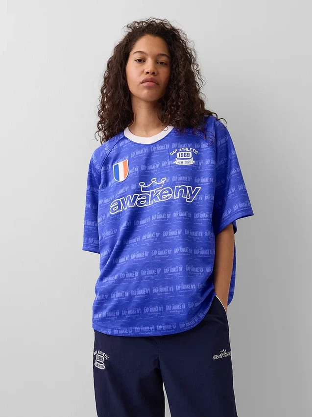 T-shirt en jersey oversize GAP × Awake Ny
