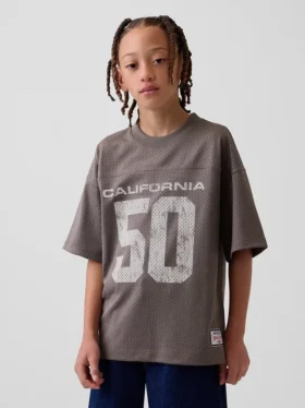 T-shirt en jersey oversize à motifs pour enfant