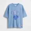 T-shirt en jersey oversize à motifs pour enfant