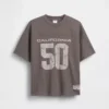 T-shirt en jersey oversize à motifs pour enfant