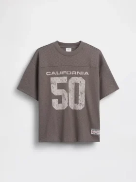 T-shirt en jersey oversize à motifs pour enfant