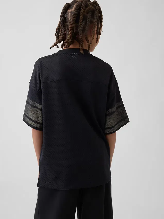 T-shirt en jersey oversize à motifs pour enfant