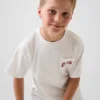 T-shirt enfant ample en jersey de coton épais avec Gap Logo