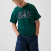 T-shirt enfant ample en jersey de coton épais avec Gap Logo
