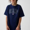 T-shirt enfant ample en jersey de coton épais avec Gap Logo