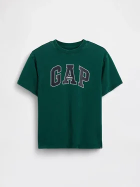 T-shirt enfant ample en jersey de coton épais avec Gap Logo