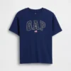 T-shirt enfant ample en jersey de coton épais avec Gap Logo