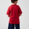 T-shirt enfant ample en jersey de coton épais avec Gap Logo