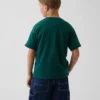 T-shirt enfant ample en jersey de coton épais avec Gap Logo