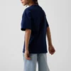T-shirt enfant ample en jersey de coton épais avec Gap Logo
