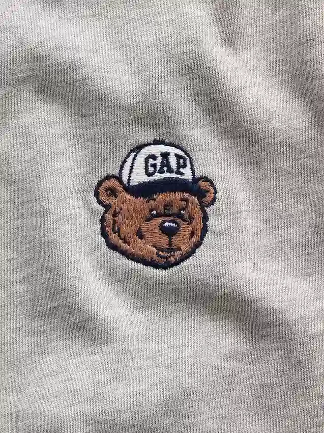 T-shirt enfant ample en jersey de coton épais avec Gap Logo