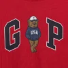 T-shirt enfant ample en jersey de coton épais avec Gap Logo