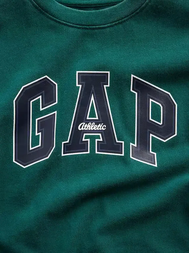T-shirt enfant ample en jersey de coton épais avec Gap Logo