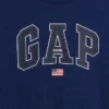 T-shirt enfant ample en jersey de coton épais avec Gap Logo