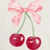T-shirt enfant avec motif « Cherry Bow »