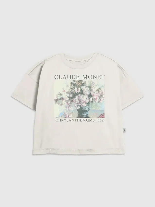 T-shirt enfant avec motif floral « Monet »