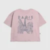 T-shirt enfant avec motif graphique « Paris Line Art »