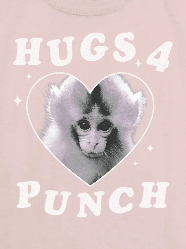 T-shirt enfant avec motif « Punch the Monkey »