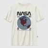 T-shirt enfant avec motif rétro « Globe » de la NASA