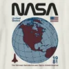 T-shirt enfant avec motif rétro « Globe » de la NASA