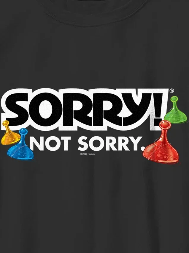 T-shirt enfant avec motif « Sorry »