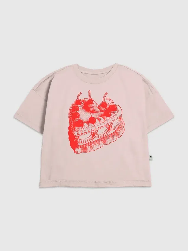 T-shirt enfant avec motif « Vintage Heart Cake »