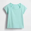 T-shirt enfant à col carré