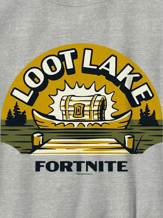 T-shirt enfant Fortnite Loot Lake avec motif