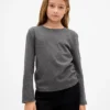 T-shirt enfant à fronces sur les côtés