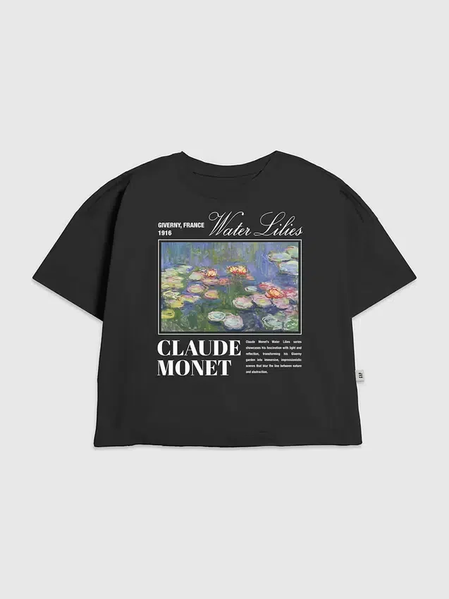 T-shirt enfant à motif « Les Nymphéas » de Monet