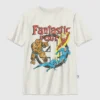 T-shirt enfant à motif vintage « Les Quatre Fantastiques »