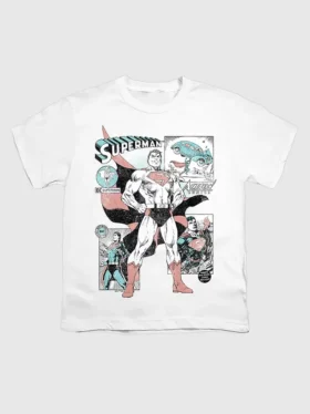 T-shirt enfant à motifs « Superman » inspirés de bandes dessinées