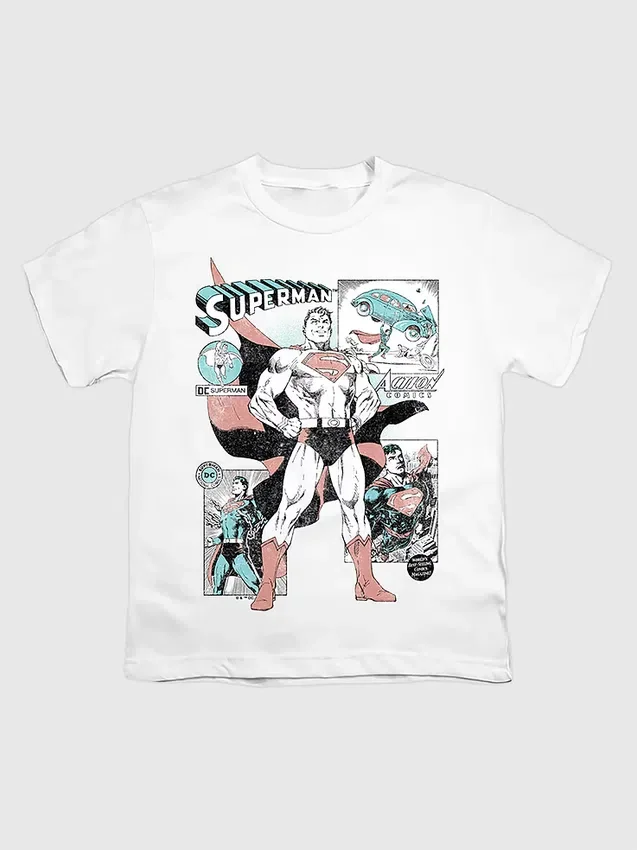 T-shirt enfant à motifs « Superman » inspirés de bandes dessinées