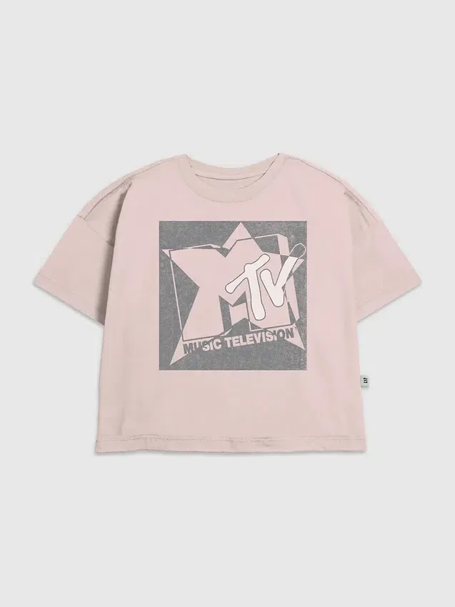 T-shirt enfant MTV avec motif « Grunge Star »