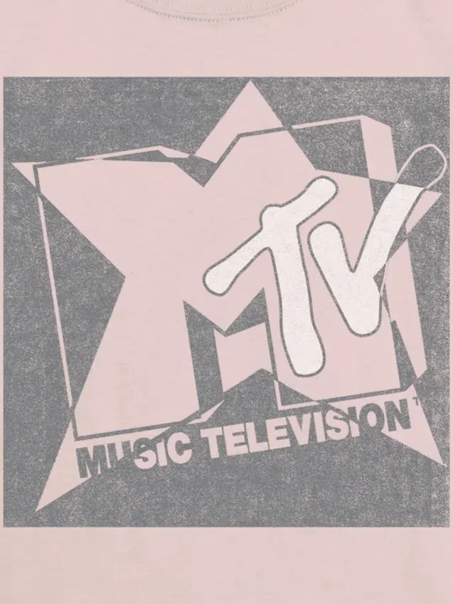 T-shirt enfant MTV avec motif « Grunge Star »