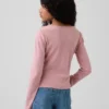 T-shirt enfant à nœud croisé sur le devant